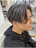 横浜★ハイライトシルバーアッシュナチュラルカール