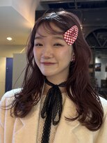 ノラ ヘアーサロン(NORA HAIR SALON)&nbsp;ワンブリーチでつくるあったかピンクカラー