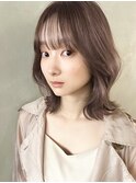 【PARK】くびれロブ×ラベンダーベージュ