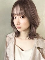 パーク(PARK)&nbsp;【PARK】くびれロブ×ラベンダーベージュ