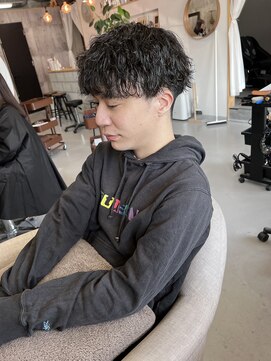 髪屋 紬 メンズ/メンズパーマ/メンズカット/波巻きパーマ