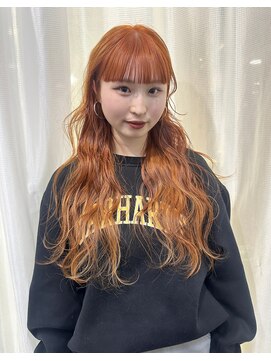 キー(kii) 1回ブリーチでできるオレンジカラー