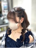 編み上げハーフツイン