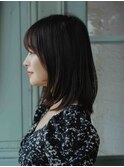 大人ロブ白髪染め30代40代50代60代大人女性