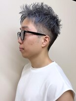 ベック ヘアサロン(BEKKU hair salon) 大人気メンズダブルカラー!ブリーチ1回で叶うアッシュシルバー