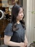 【垢抜けたい方に♪】顔周りカット+うる艶カラー+前処理Tr ￥11550→￥8400