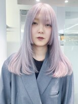 アルバム 渋谷パルコ(ALBUM) ロング韓国ヘア顔周りレイヤーおくれ毛_F50071