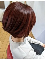 ヘアラボウィッシュ(hair labo Wish)&nbsp;トレンド秋色ワインレッド♪オ－ガニックカラー