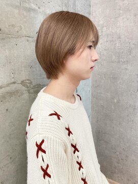 アロ 大阪梅田(alo) 【momoa】ミルクティーベージュ《ブリーチ/大阪梅田》