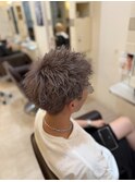 ハイトーン＋スパイキーショート