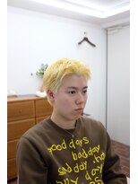 パストアンドニュー(past and new)&nbsp;金髪　スパイキーショート　短髪