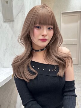 ロンド マーレ 天神大名店(Lond mare) 黒髪/オリーブグレー/小顔/ココアベージュ/レイヤーカット