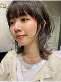 ミディアム/ウルフ/レイヤーカット/顔周り/10代20代30代/表参道
