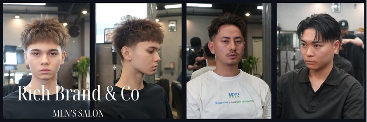 Rich Brand&Co Men's Salon 守口店【リッチブランドアンドコー】【7/15OPEN(予定)】のサロンヘッダー