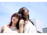 人気No.2【★★ツヤ質感UP◎】水素美髪カラー+カット+5分スパ|蟹江