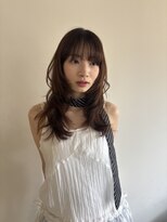 エイチ(H)&nbsp;くびれボブフェイスフレーミングミディアムウルフピンクミニボブ