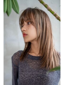 ハバナ 天神(HAVANA) 大人かわいいヘルシーレイヤーロブ×グレージュ