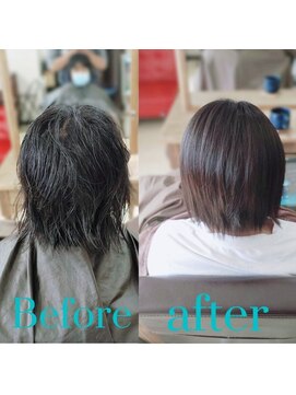リー(Ly.) カット 縮毛矯正