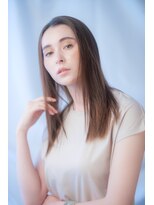 グロウ バイ フェイス(GLOW by face)&nbsp;大人ナチュラルストレートハイライトくすみアッシュベージュ