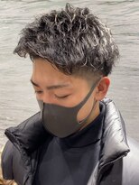 ヨシザワインク プレミアム 横浜 桜木町店(YOSHIZAWA Inc. PREMIUM)&nbsp;マスクに似合うツーブロックフェードアイロンパーマ