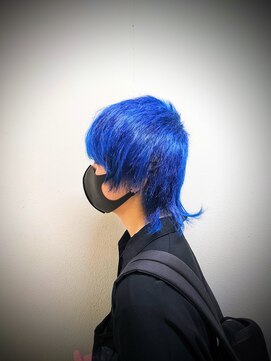アクロス ヘアー デザイン 蒲田東口(across hairdesign) 青