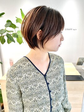 グラフ 蔵前(GRAFF) 大人可愛い20代30代40代　丸みショート
