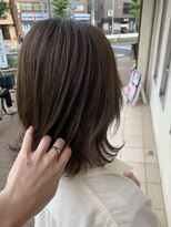 エイミーバイアフロート(amie by afloat) 黄色く抜けやすい方に!!パープルグレージュで透明感カラー