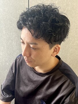 ニアウ 太田店(Niau) 大人メンズショートニュアンス無造作パーマ質感重視スパイラル