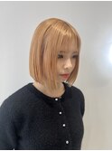 DEAN/栄/名古屋/オレンジベージュ/ベージュ/ダブルカラー