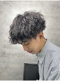MEN'S HAIR カルマパーマ ダークアッシュ ニュアンスパーマ 