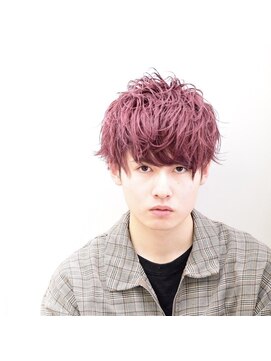 ランディ(RANDY) メンズ ラウンドマッシュ ブリーチカラー 【RANDY】