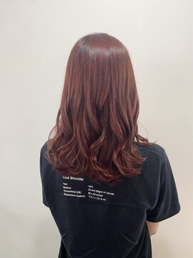 ヘアーアンドメイクアップモパ ピンクカラー