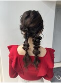 10代20代30代◎モテ髪ハーフアップ  巻き髪