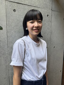 カシ 中目黒(CASI) 結べる、下ろせるスタイリング簡単ボブ