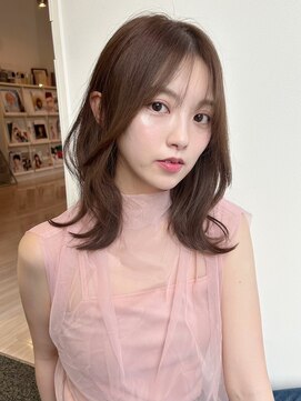 ユーフォリア 銀座本店(Euphoria) くびレイヤーエモージュケアカラー似合わせカットシアブラウン