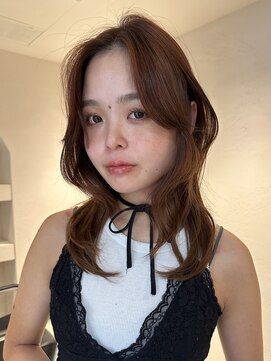 サイン 渋谷(SIGN) 渋谷/ボブ/ブリーチ/オレンジ/10代