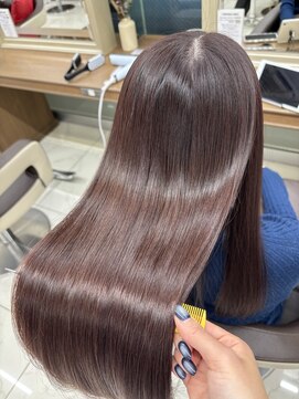 アッシュ 下北沢店(Ash) 髪質改善カラーでうるうるラベンダーブラウン
