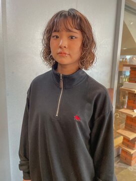 ムク(MUKU) くせを活かしたボブパーマ