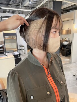 エイト ソル 博多筑紫口店(EIGHT sol) 【EIGHT】インナーブロンドベージュ