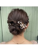 シニヨンスタイル/お呼ばれヘア/ヘアセット