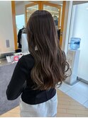 ハイライトレイヤーカットミルクティーグレージュ