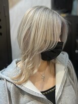 ヴァイス 渋谷店(VAICE)&nbsp;ホワイトシルバー/ウルフカット/アニメカラー