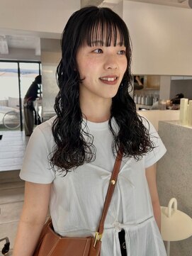 エヌ 河原町(enu) ロングパーマ/森武/enu河原町/京都美容室