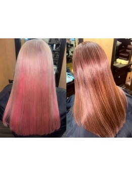 【鈴鹿市/少人数SALON】施術履歴を元に負担を抑えてブリーチ☆丁寧なカウンセリングでハイトーンを育てる♪