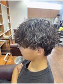 柔らか質感の波巻きパーマ