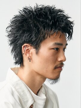 フィフス トウキョウ (fifth TOKYO) 渋谷スパイキーパーマツイストスパイラルパーマ短髪アップバング