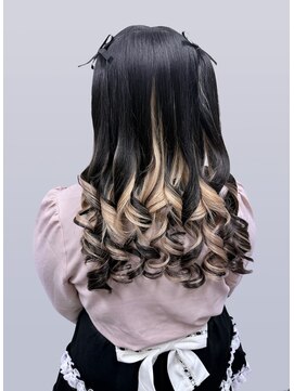 アールエーサロン モノクロ 虎ノ門(RA SALON モノクロ) 【ハーフアップ】量産巻きハーフツイン