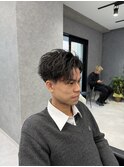 無造作センターパート