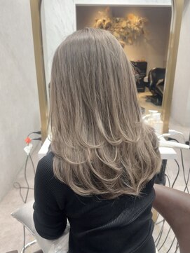 ロンド レア 天神大名店(Lond Le’a) ダークアッシュ/大人ガーリー/似合わせカット/着物ヘア/10代20代