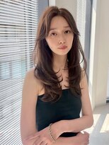 ユーフォリア 池袋東口駅前店(Euphoria)&nbsp;ロングレイヤー 韓国ヘア 透明感ブラウン